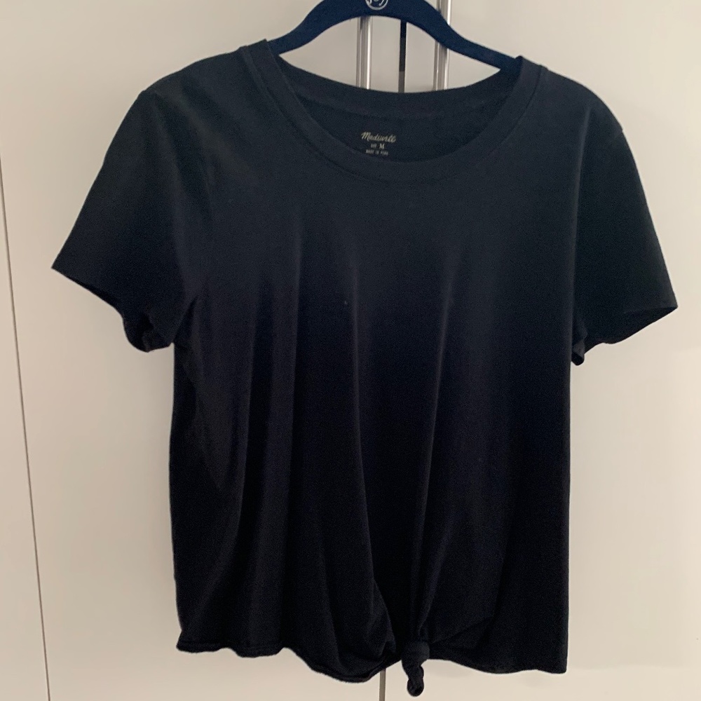 Black Madewell tie tee